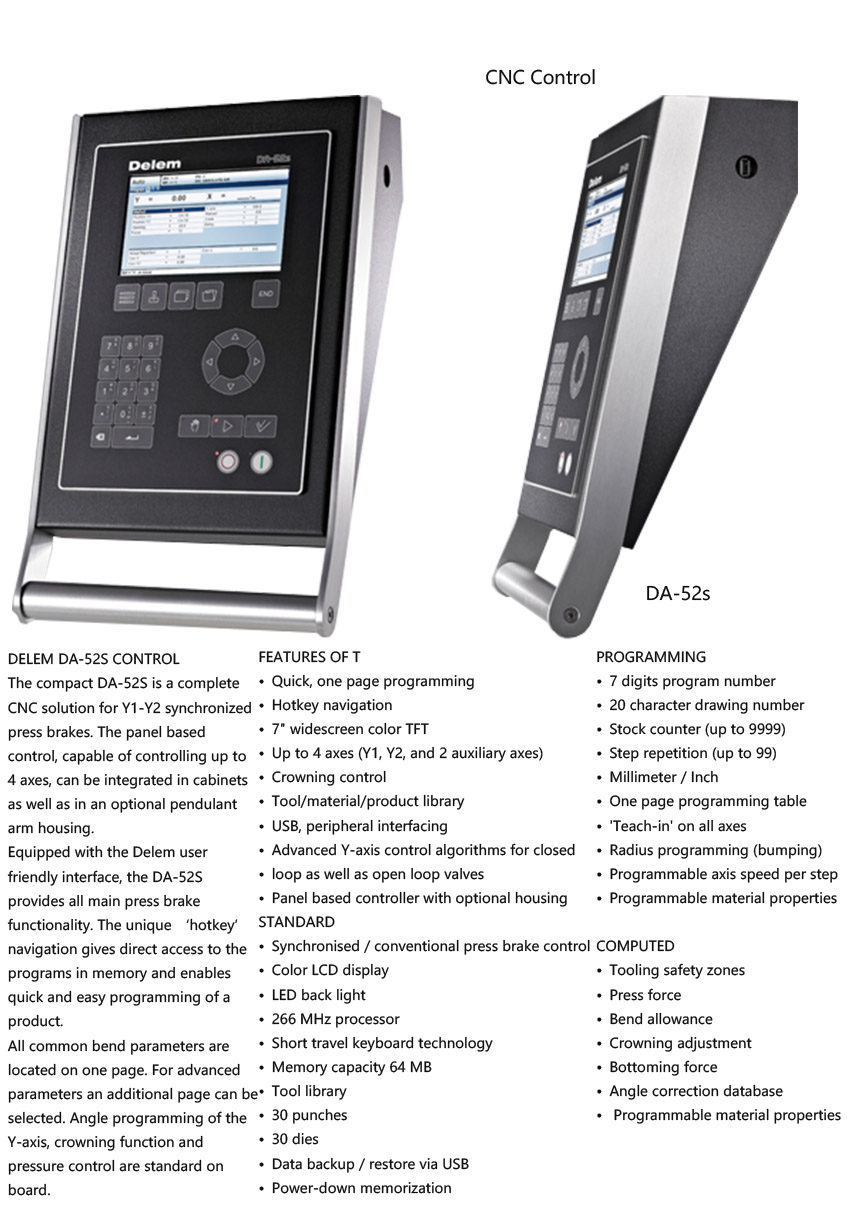 DA-52S CNC controller